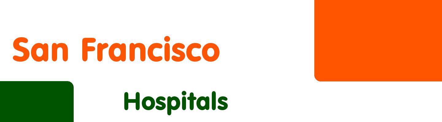 Best hospitals in San Francisco - Rating & Reviews